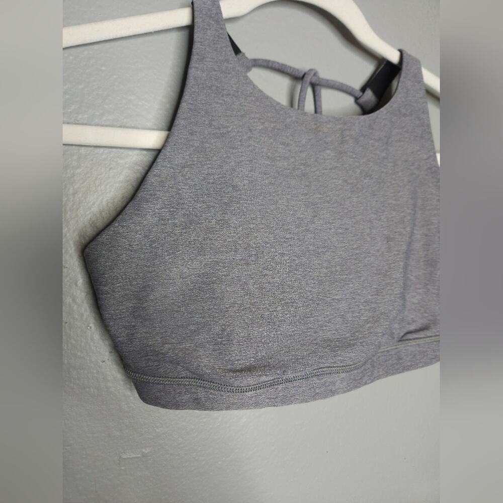 lululemon athletica Grey Strappy Back Sports Bra - Picture 5 of 6